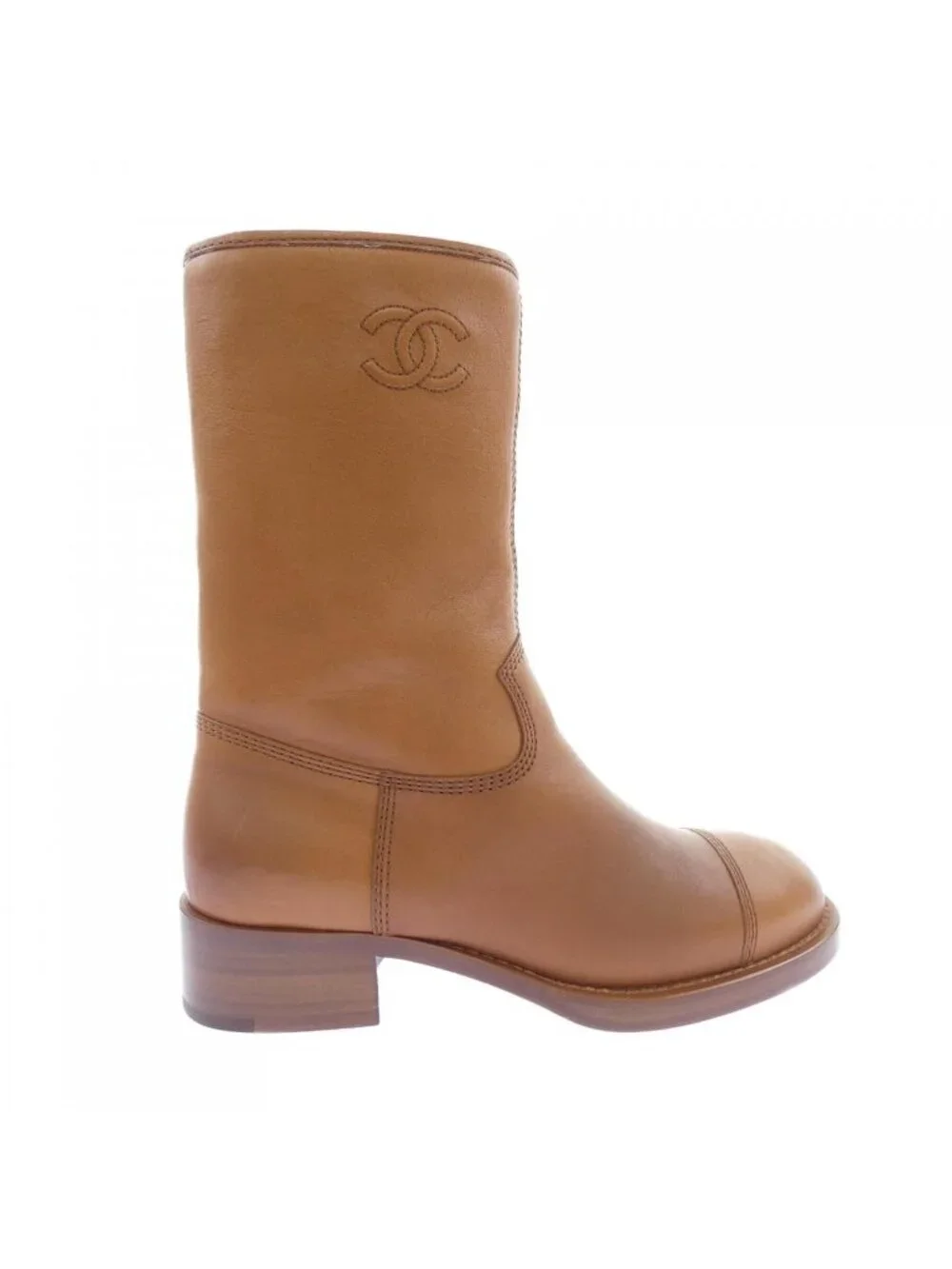 Chanel Boots Brown